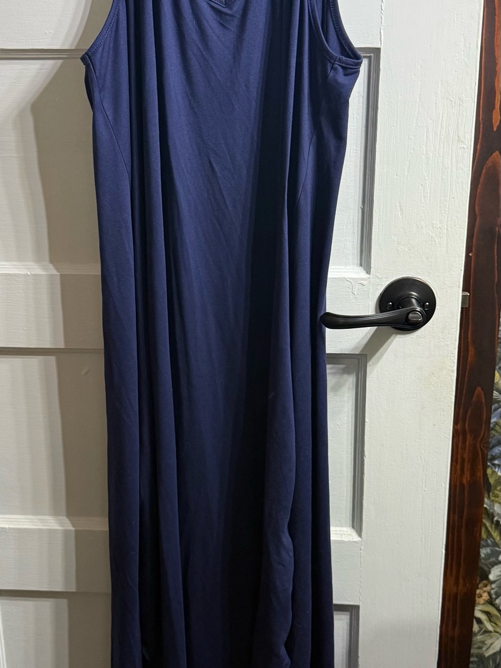 SHEIN Navy Blue Maxi Dress Sleeveless